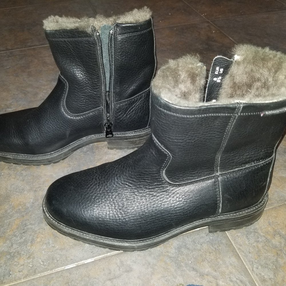 Black Mephisto Leonardo Winter Boots